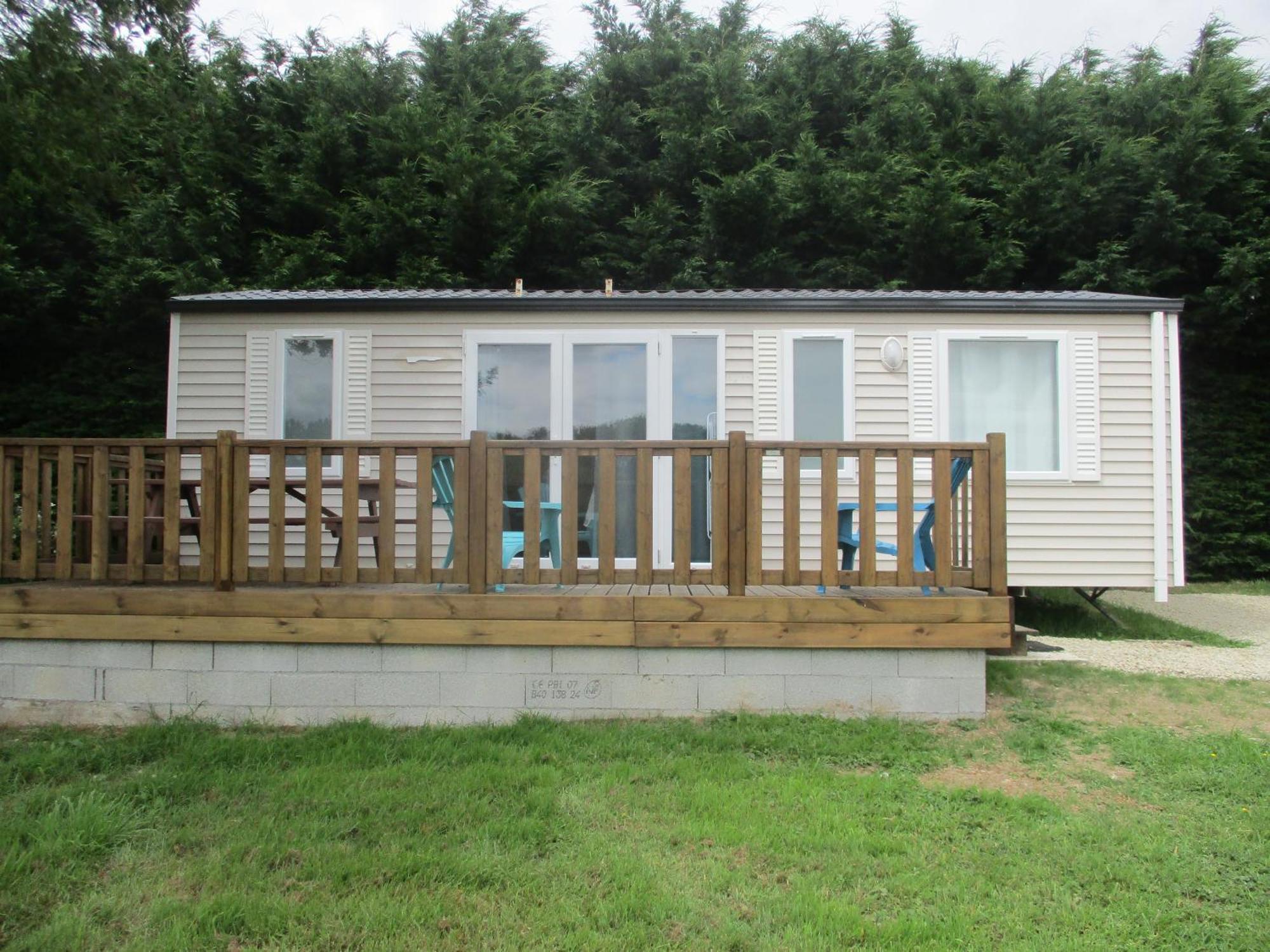 Les Mobile Home De Kerroyal Garlan المظهر الخارجي الصورة