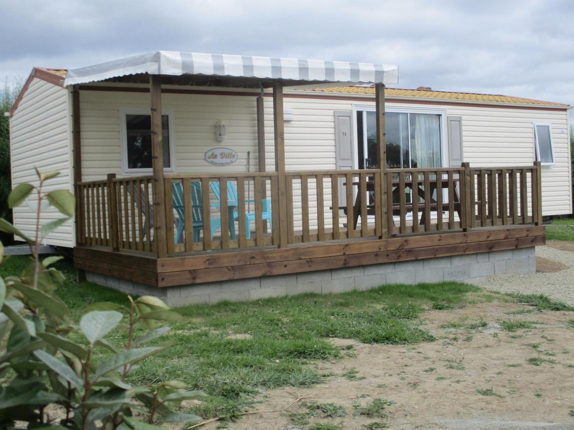 Les Mobile Home De Kerroyal Garlan المظهر الخارجي الصورة